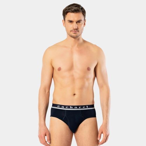 Erkek Likralı Bantlı Slip 1311/Lacivert