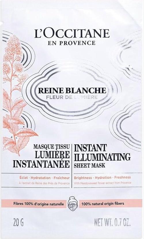 L'occitane Reine Blanche Aydınlatıcı Kağıt Maske 20g