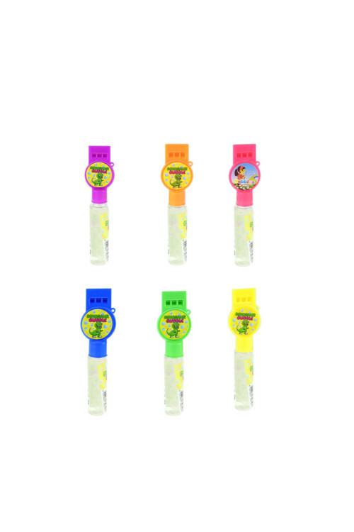 Oyuncak Düdük Köpük Baloncuk Köpüklü 6'Lı Set 15 Cm