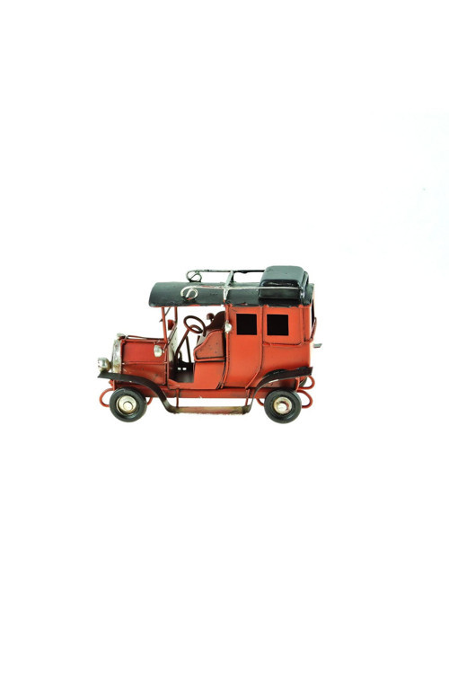 Dekoratif Metal Araba Klasik 1900 Model Araba 13 Cm
