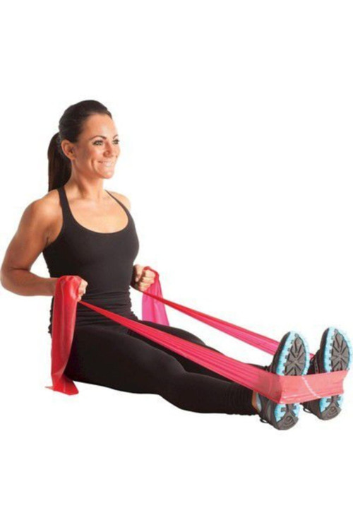 Plates Bandı Yoga Egzersiz Bant Pilates Lastiği Jimnastik Bandı Direnç Lastiği Kuvvet Bandı