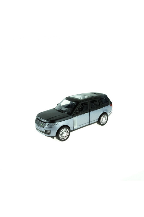 1:24 Ölçek Metal Model Super Suv Çek Bırak Işıklı Sesli Gri Siyah