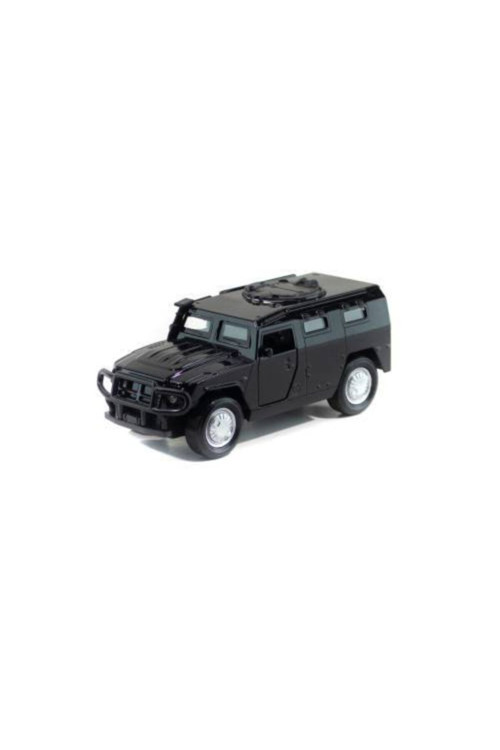 Metal Hummer Çek Bırak Model Araba Siyah Işıklı 12 Cm