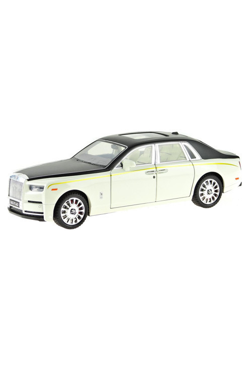 1:20 Ölçek Die-Cast Model Süper Lüx Araba Metal Işıklı 26Cm Siyah