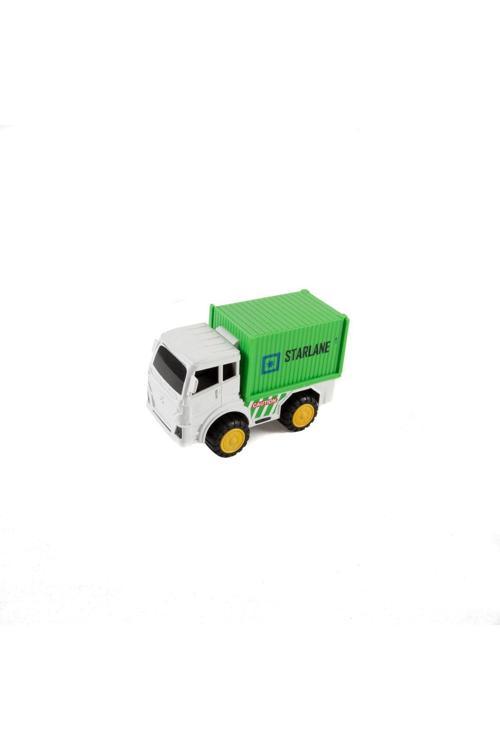 Oyuncak Mini Kamyon Sürtmeli Yeşil