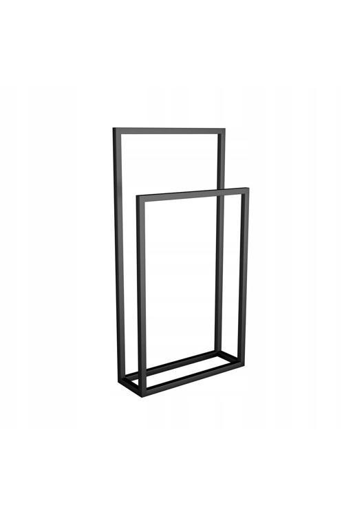 Lacerda Siyah Metal Havluluk 2'Li