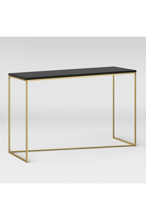 Soller Gold Metal Ahşap Dresuar Konsol