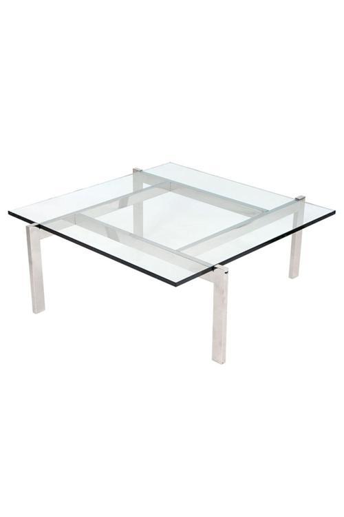 Ting Paslanmaz Metal Cam Orta Sehpa