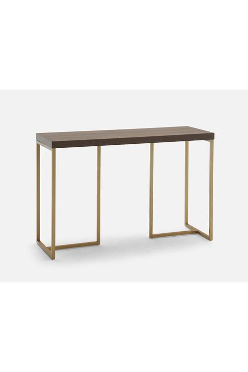 George Gold Metal Ahşap Dresuar Konsol