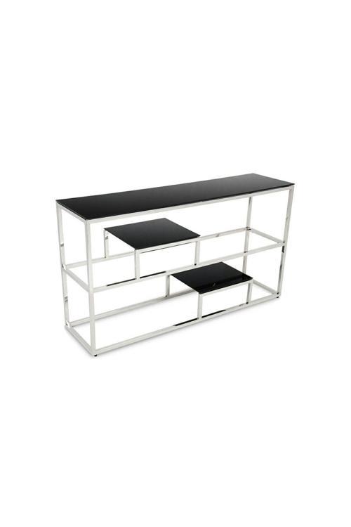 Maddy Paslanmaz Metal Cam Dresuar Konsol