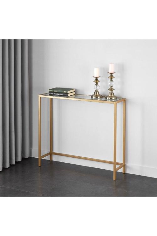 Ale Gold Metal Cam Tasarım Dresuar Konsol
