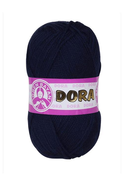 Ören Dora Örgü Yün İpi 100Gr 019 Lacivert