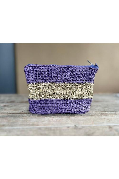 Mor Örgü Çanta Küçük