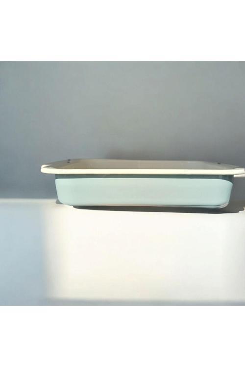 Pour La Maison Emaye Fırın Kabı Yeşil (29,5×22×5)