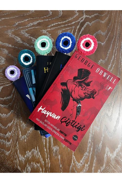 Nazar Punch Kitap Ayracı Pembe