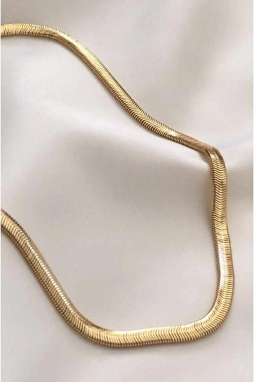 İtalyan Kalın Çelik Kolye