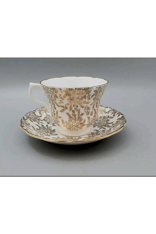 Vintage Gold Royal Vale Çay Fincanı