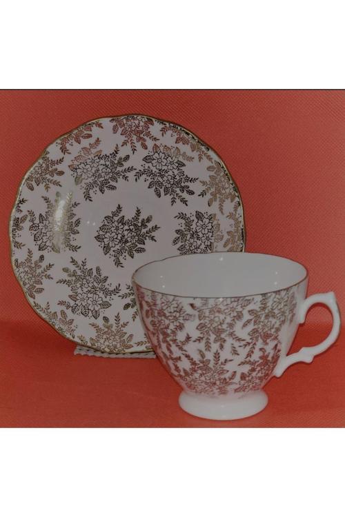 Antika Gold Royal Vale  Porselen Çay Fincanı