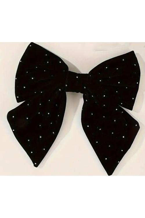 Kadife Taşlı Kurdele Toka Kırmızı