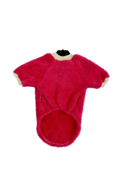 Welsoft Kışlık Lastikli Pembe Kedi Köpek Kıyafeti Elbisesi Xlarge/Xl/Beden 4