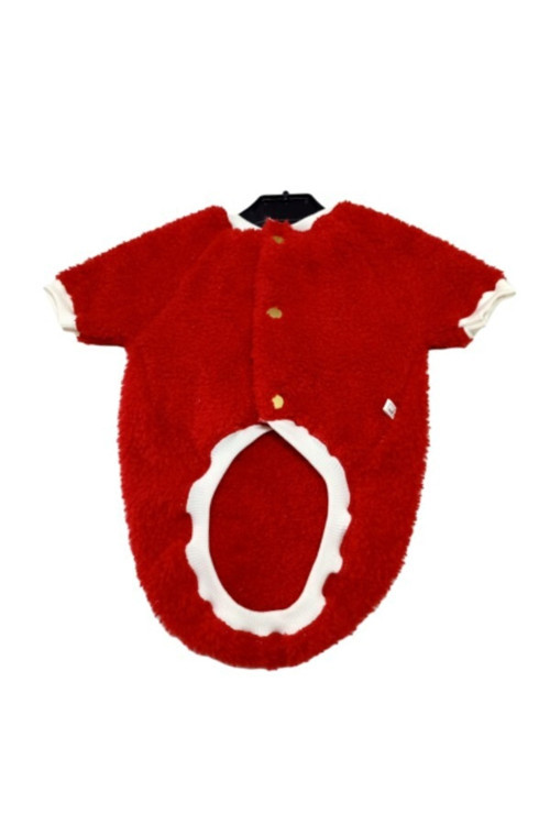 Welsoft Kırmızı Çıtçıtlı Kedi Köpek Kıyafeti Elbisesi Xlarge/Xl/Beden 4