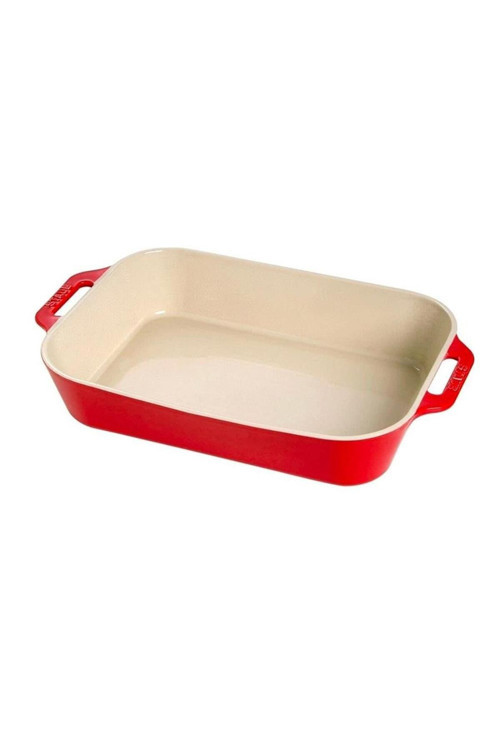 Seramik Fırın Kabı Kırmızı 34*24Cm