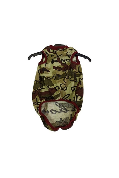 Kamuflaj Desenli Kedi Kıyafeti Elbisesi Xxlarge/Xxl/Beden 5