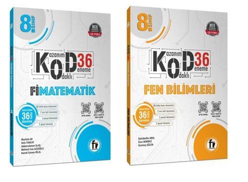 Fi Yayınları 8. Sınıf LGS KOD Matematik ve Fen Konu Denemeleri