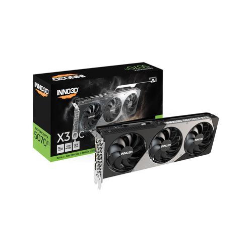 RTX5070Tİ X3 Oc 16GB 256BİT Gddr7 3x Dp, Hdmı, Dlss 4, Nvıdıa Reflex 2 N507T3-16D7X-176068N Ekran Kartı
