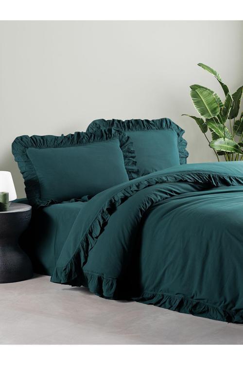 Exclusıve Stonewashed Tek Kişilik Nevresim Takımı Kutulu