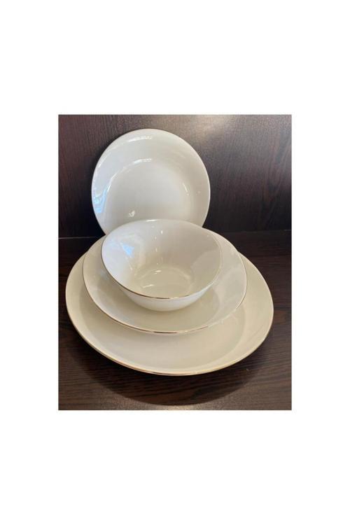 Bone Rosa 52 Parça Yemek Takımı Altın