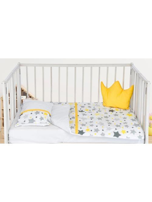 Pamuklu 5 Parça Uyku Seti - SarıStandart