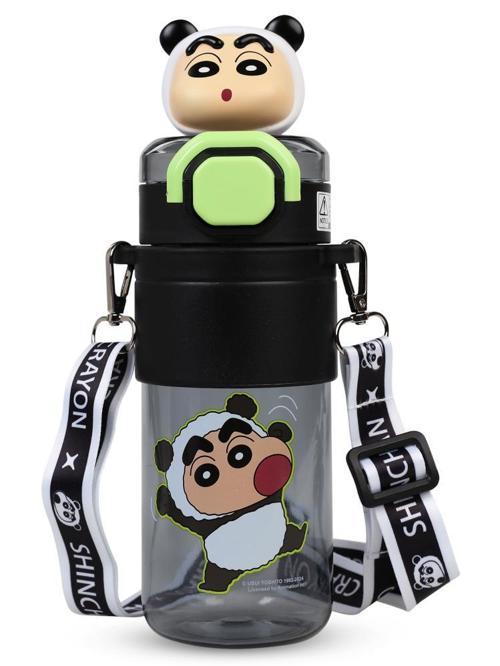 Crayon Shinchan Tritan Pipetli Matara 650 ml - SiyahStandart
