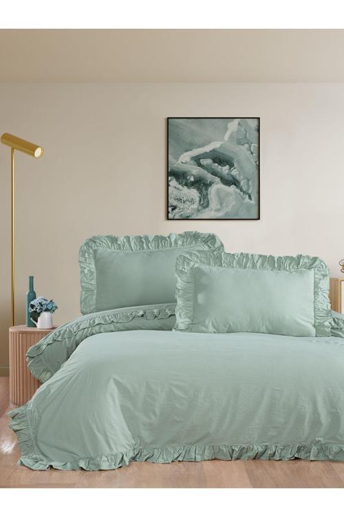 Exclusıve Stonewashed Tek Kişilik Nevresim Takımı Kutulu