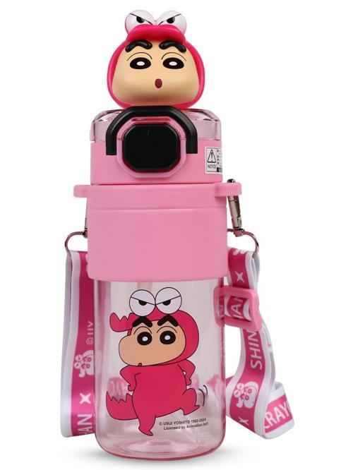 Crayon Shinchan Tritan Pipetli Matara 650 ml - PembeStandart