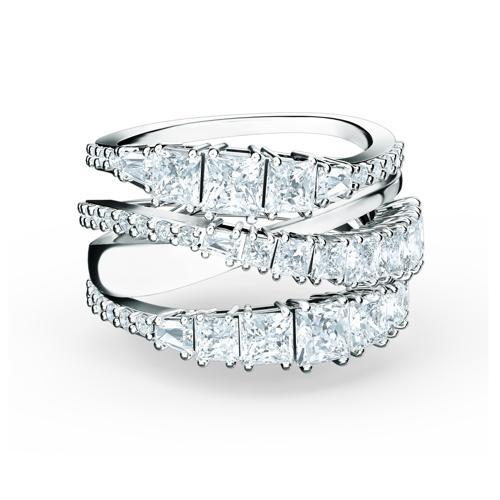 5584656 Swarovski Yüzük Twıst-Rıng Wrap Czwh-Rhs Full Pave 50