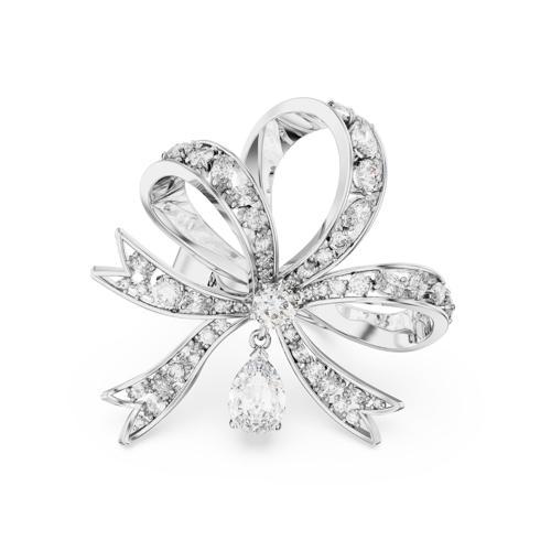 5647566 Swarovski Yüzük Volta:Ring L Bow Whi/Rhs 55