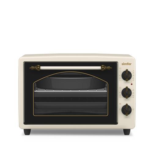 3495 Retro Bej 34 Litre Statik Midi/Mini Fırın