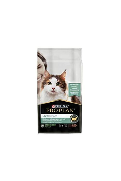 Liveclear Sterilised Somonlu Kısırlaştırılmış Kedi Maması 1.4 Kg
