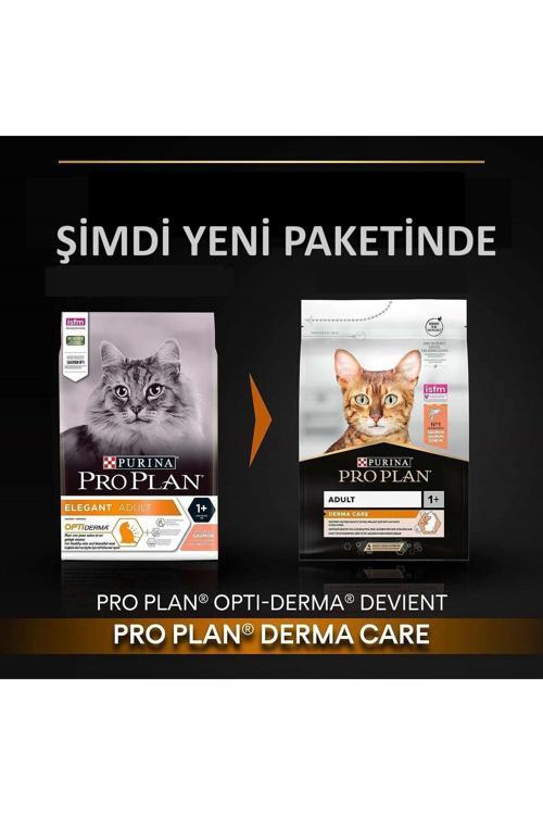 Derma Care Tüy ve Deri Sağlığı için Somonlu Kedi Maması 10 kg ( ELEGANT DERMA CARE )