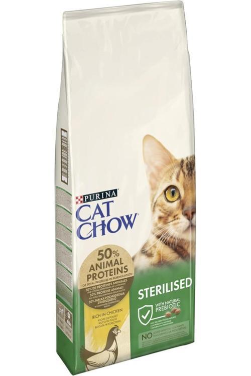 Kısırlaştırılmış Tavuklu Yetişkin Kedi Maması 15 Kgcndst15ccs