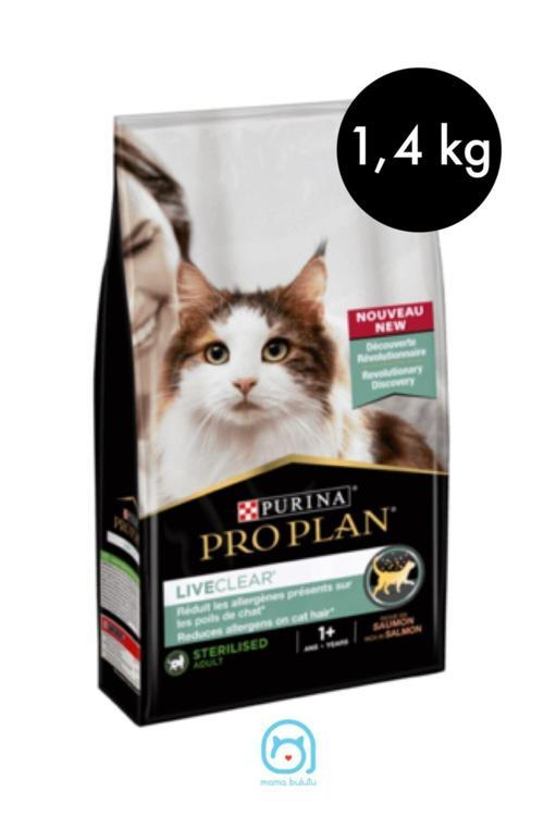 Liveclear Sterilised Somonlu Alerji Önleyici Kısırlaştırılmış Yetişkin Kedi Maması 1,4 Kg