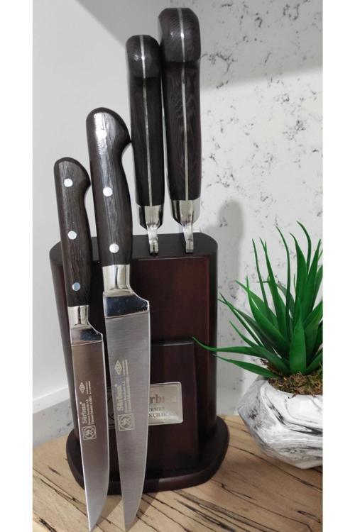 Ahşap Standlı 61502 Ym 4'lü Bıçak Seti