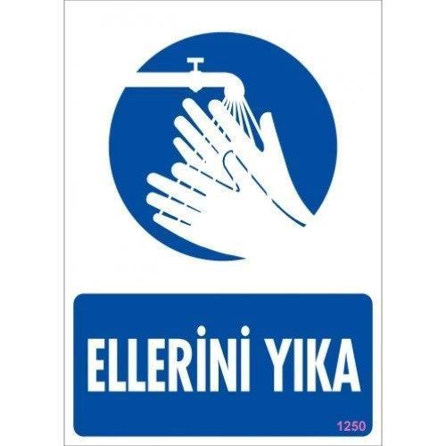Pvc Levha "Ellerini Yıka" 25*35 cm