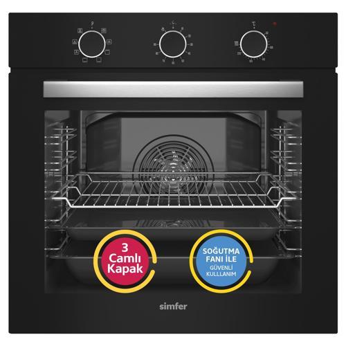 8220 Ank. QS Büyük Pop-up 9 Fonk Siyah Cam Power Turb