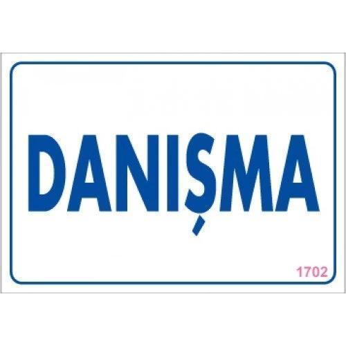 Pvc Levha "Danışma" 17,5*25 cm