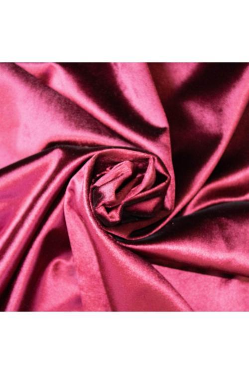 Bordo Perdelik Kadife Kumaş 145 Cm Eninde 10 Mt'Ye Kadar Kesim
