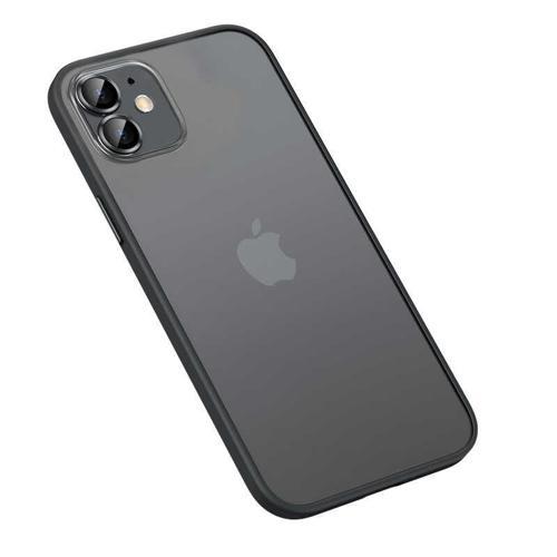 Apple iPhone 12 Kılıf Retro Kenar ve Lens Koruyucu Renkli Kılıf