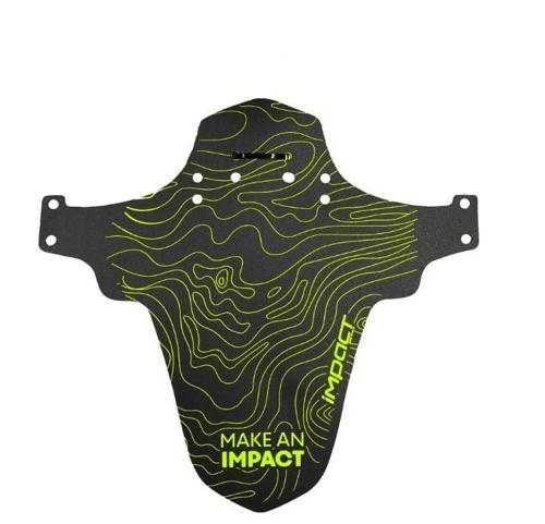 İmpact Mtb Bisiklet Çamurluk Trekking Ön Veya Arkaya Takılabilir 4 Adet Cırt Kelepçe Hediyeli Sarı