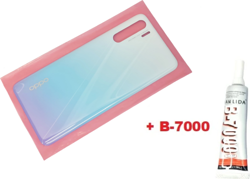 Oppo A91 Arka Pil Batarya Kapağı (B-7000) BEYAZ